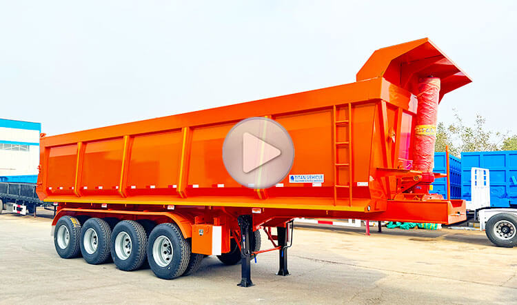 35cbm Dumper Semi Trailer | Dumper Trailer for Sale in Harare Zimbabwe