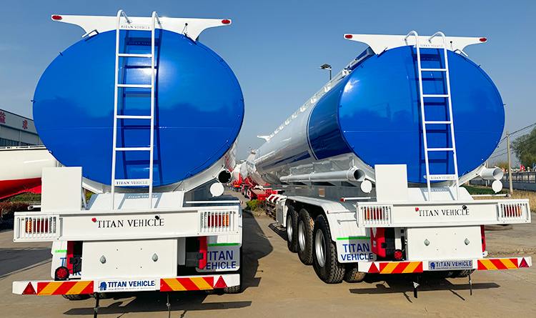 3 Axle 42000 liters Oil Tanker Trailer for Sale in Zimbabwe