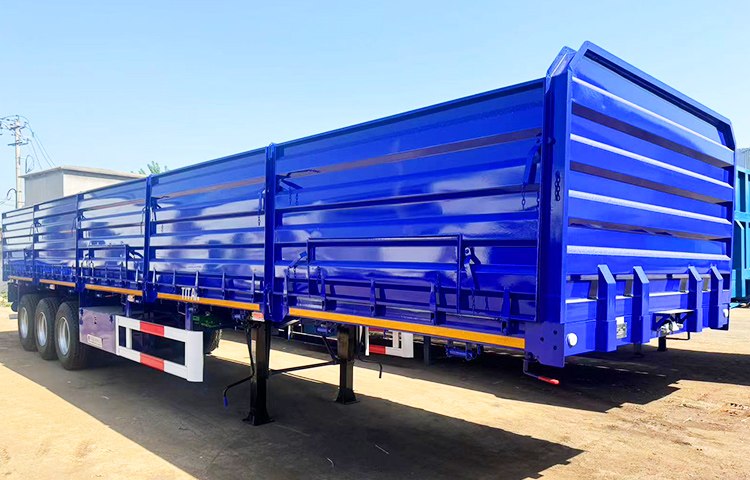 3 Axle Mining Transport Drop Side Trailer for Sale in Zimbabwe