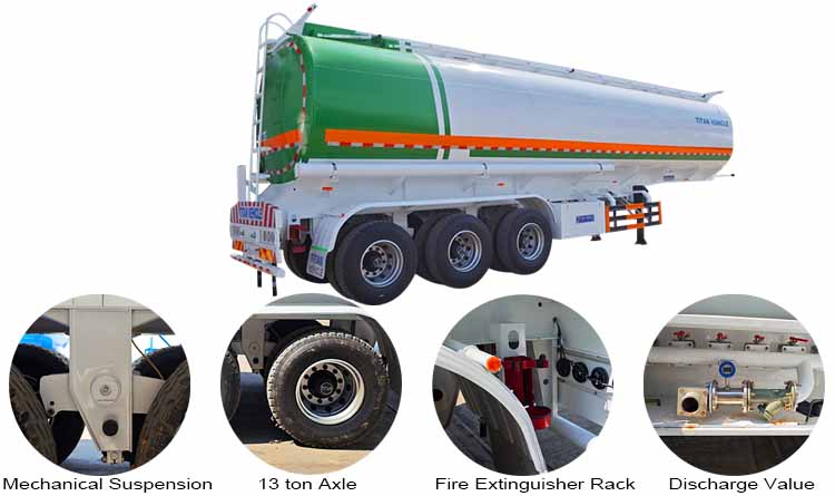 3 Axle Diesel Fuel Tanker for Sale in Zimbabwe