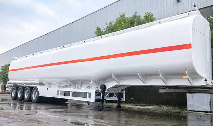 4 Axle 80 cbm Fuel Tanker Semi Trailer for Sale in Zimbabwe