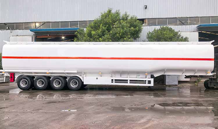 4 Axle 80 cbm Fuel Tanker Semi Trailer for Sale in Zimbabwe