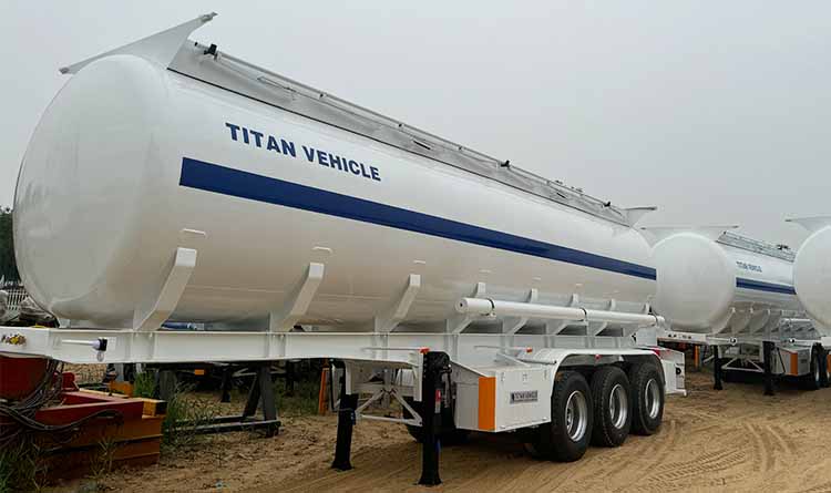 30 cbm Sulfuric Acid Tanker Trailer for Sale in Zimbabwe