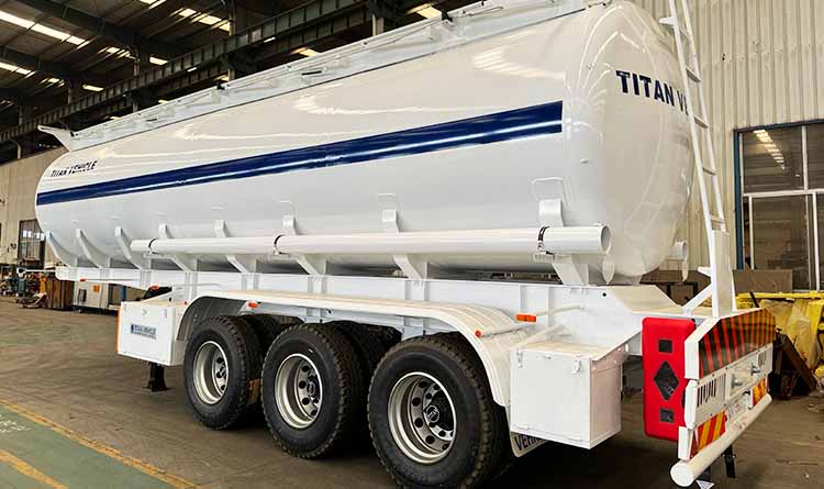 30 cbm Sulfuric Acid Tanker Trailer for Sale in Zimbabwe