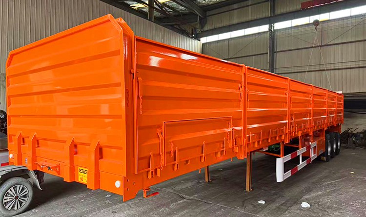 3 Axle Cargo Transport Side Wall Trailer for Sale in Zimbabwe