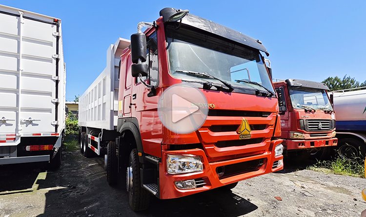 Howo Truck 2022 8x4 Cheap Used Tipper Trucks for Sale in Zimbabwe