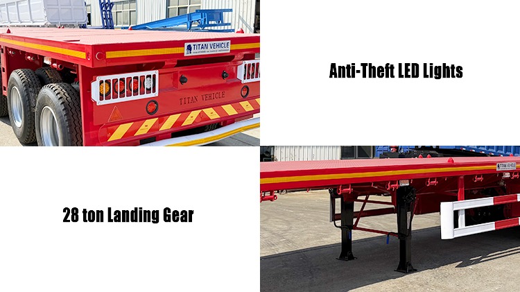 4 Axle Flat Bed Trailers for Sale Near Me in Zimbabwe