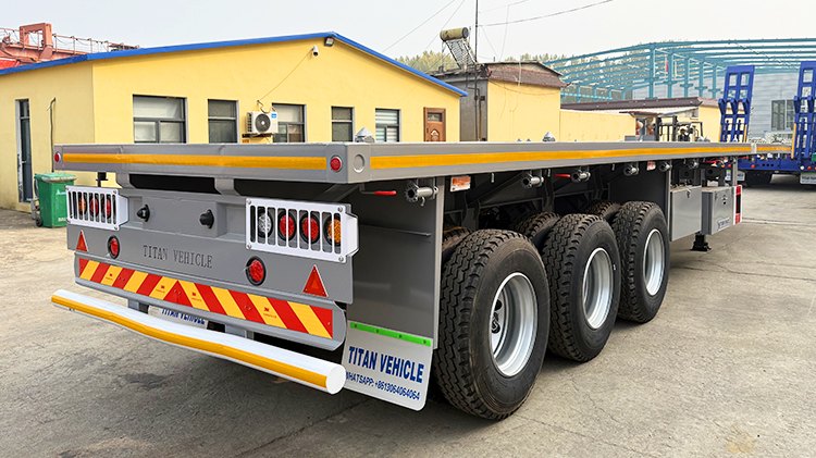 40 Ft 3 Axle Flatbed Semi Trailer for Sale Near Me in Zimbabwe