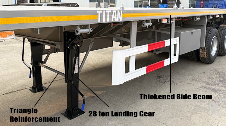 40 Ft 3 Axle Flatbed Semi Trailer for Sale Near Me in Zimbabwe
