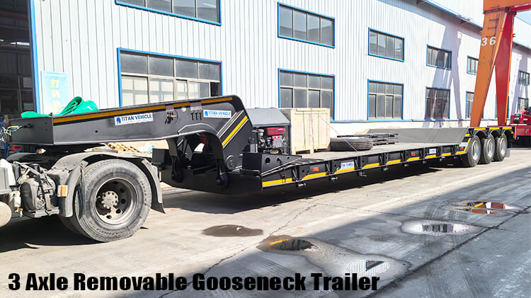 3 Axle Removable Gooseneck Lowboy Trailer for Sale in Harare Zimbabwe