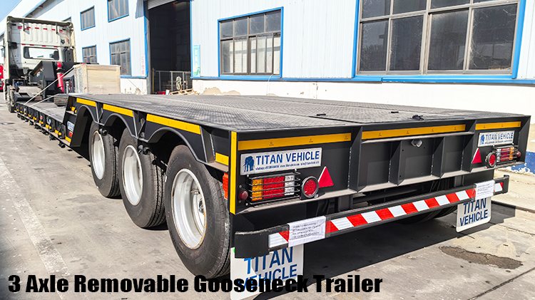 3 Axle Removable Gooseneck Lowboy Trailer for Sale in Harare Zimbabwe