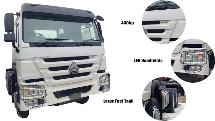 430 Hp 6x4 Sinotruk Howo Tractor Head for Sale Price in Zimbabwe