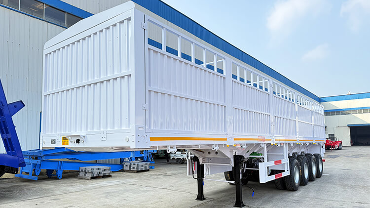 4 Axle Fence Cargo Semi Trailer for Sale in Zimbabwe