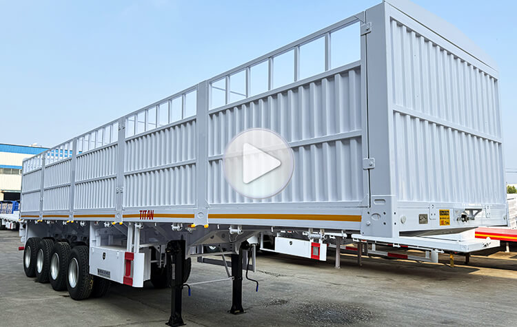 4 Axle Fence Cargo Semi Trailer for Sale in Zimbabwe