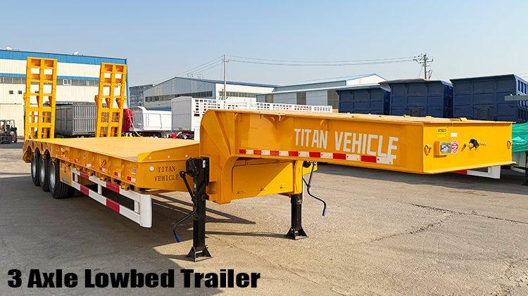3 Axle 60 Ton Tractor Low Loader Trailer for Sale in Harare Zimbabwe