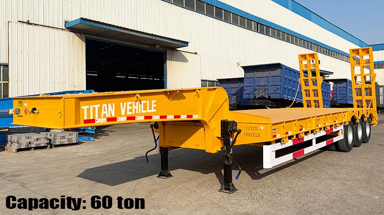 3 Axle 60 Ton Tractor Low Loader Trailer for Sale in Harare Zimbabwe