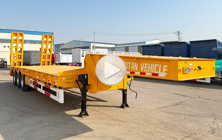 3 Axle 60 Ton Tractor Low Loader Trailer for Sale in Harare Zimbabwe