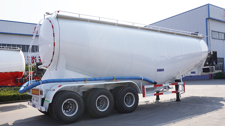 3 Axle 35 CBM Dry Bulk Cement Tanker Trailer for Sale in Zimbabwe