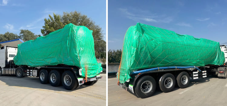 3 Axle 35 CBM Dry Bulk Cement Tanker Trailer for Sale in Zimbabwe