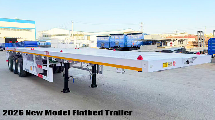 Heavy Duty 3 Axle 40 Ft Flatbed Trailer for Sale Price in Zimbabwe