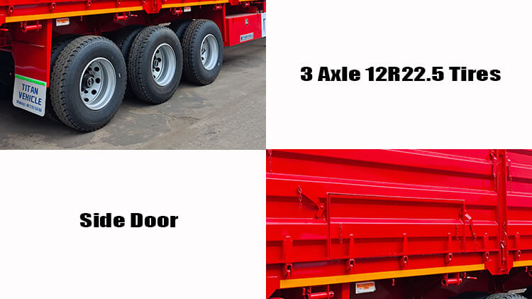 Tri axle Dropside Trailer for Sale in Zimbabwe