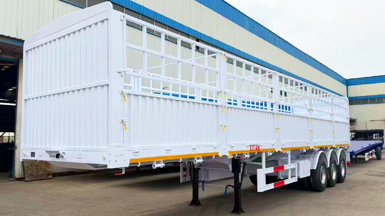 3 Axle Fence Semi Trailer for Cargo Transport