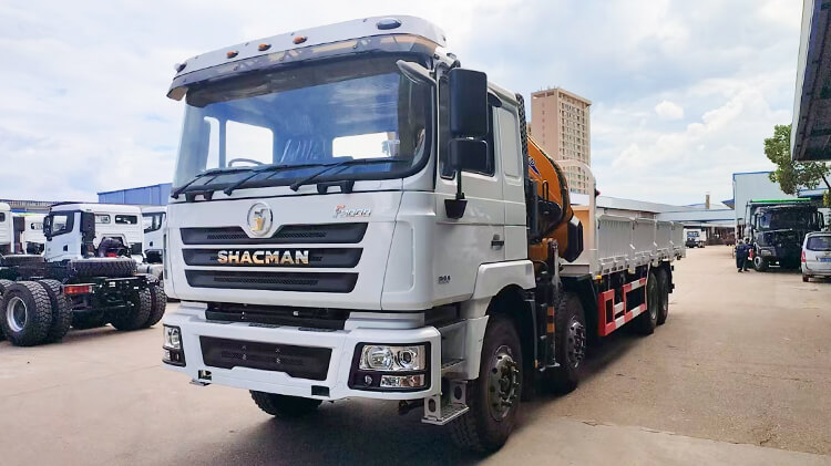 Shacman 8x4 Knuckle Boom Crane Truck for Sale in Zimbabwe