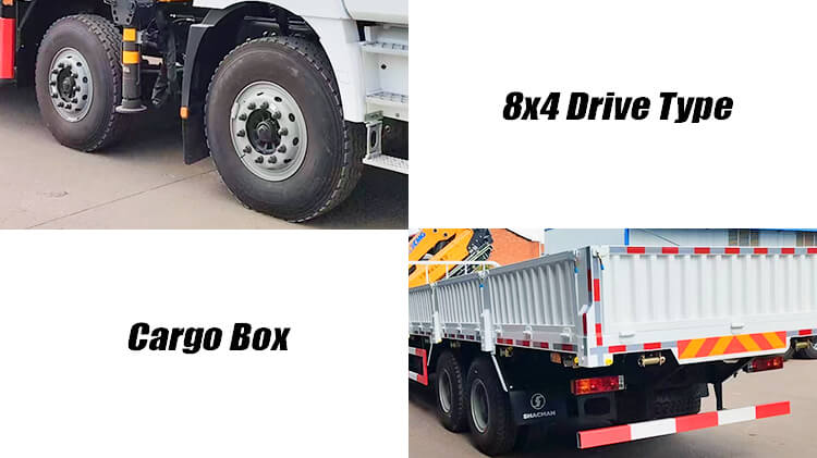 Shacman 8x4 Knuckle Boom Crane Truck for Sale in Zimbabwe