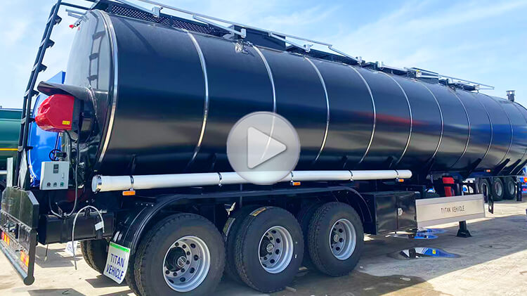 3 Axle Heated Tankers | Hot Asphalt Oil Tankers for Sale in Zimbabwe