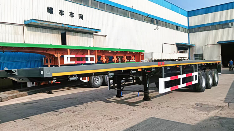 Tri Axle Flatbed Trailer for Sale in Zimbabwe