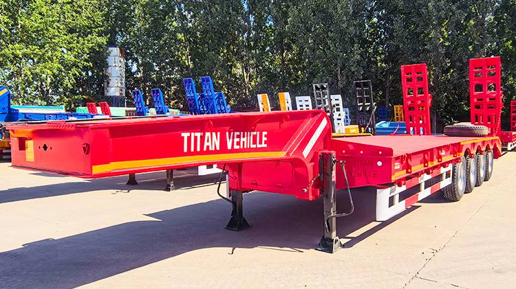 4 Axle 100 Ton Lowbed Trailer for Sale in Zimbabwe