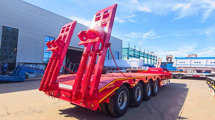 4 Axle 100 Ton Lowbed Trailer for Sale in Zimbabwe