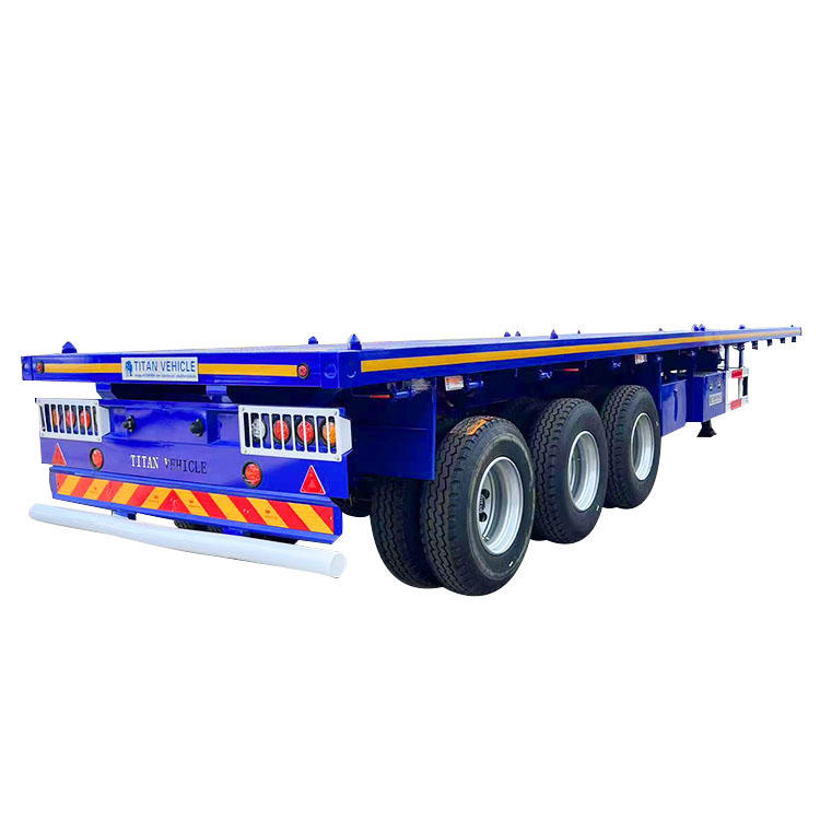40Ft Container Flatbed Semi Trailer