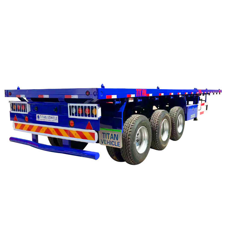 3 Axle Flatbed Container Trailer