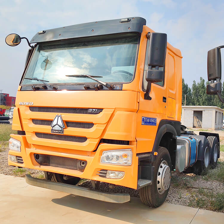 6x4 371 2nd Hand Howo Tractor Truck
