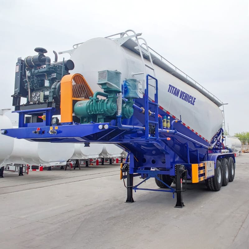 Tri Axle 35 CBM Bulk Cement Tank Trailer