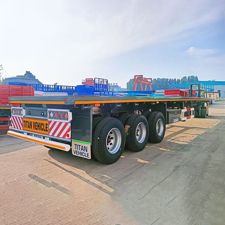 Tri Axle Flatbed Trailer