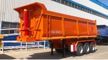3 Axle Cargo Dump Semi Trailer