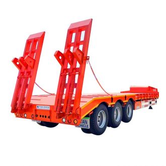 3 Axle 60 Ton Low Loader Truck Trailer