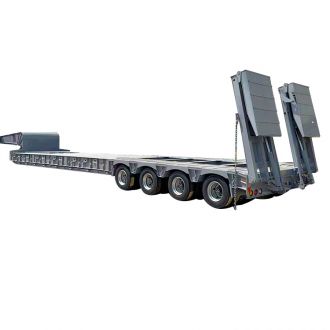 4 Line 8 Axle Drop Deck Semi Trailer