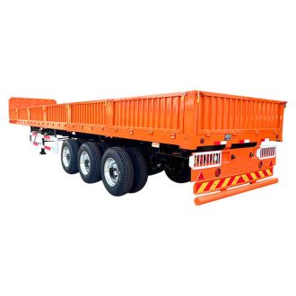 3 Axle Drop Side Semi Trailer