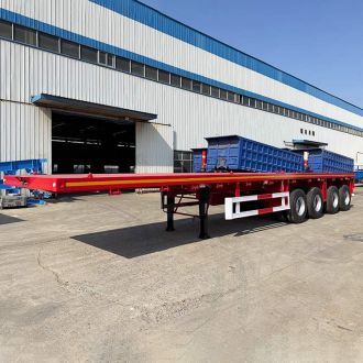 4 Axle Heavy Duty Flat Bed Trailers