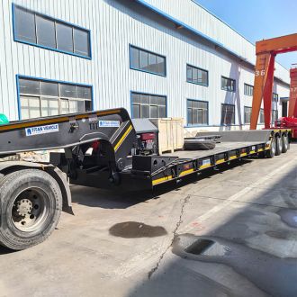 3 Axle Removable Gooseneck Lowboy Trailer