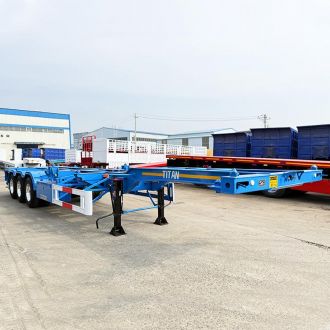 3 Axle 40 Ft Shipping Container Transport Trailer
