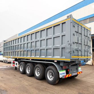 4 Axle 80 Ton Rear Dump Trailer
