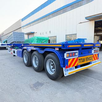 New Tri Axle Container Skeletal Trailer