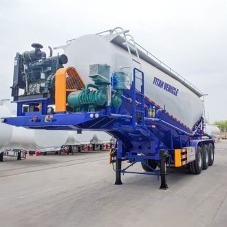 Tri Axle 35 CBM Bulk Cement Tank Trailer