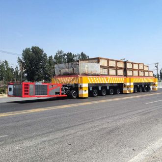 spmt self propelled modular trailer