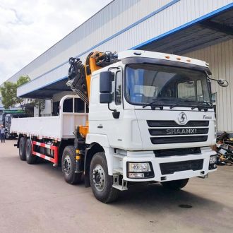 Shacman 8x4 Knuckle Boom Crane Truck
