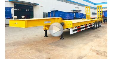 4 Axle Lowbed Trailer for Sale